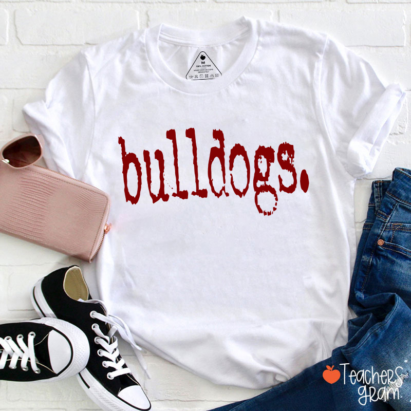 Personalized Mascot Printer Fonts Game Day Teacher T-Shirt
