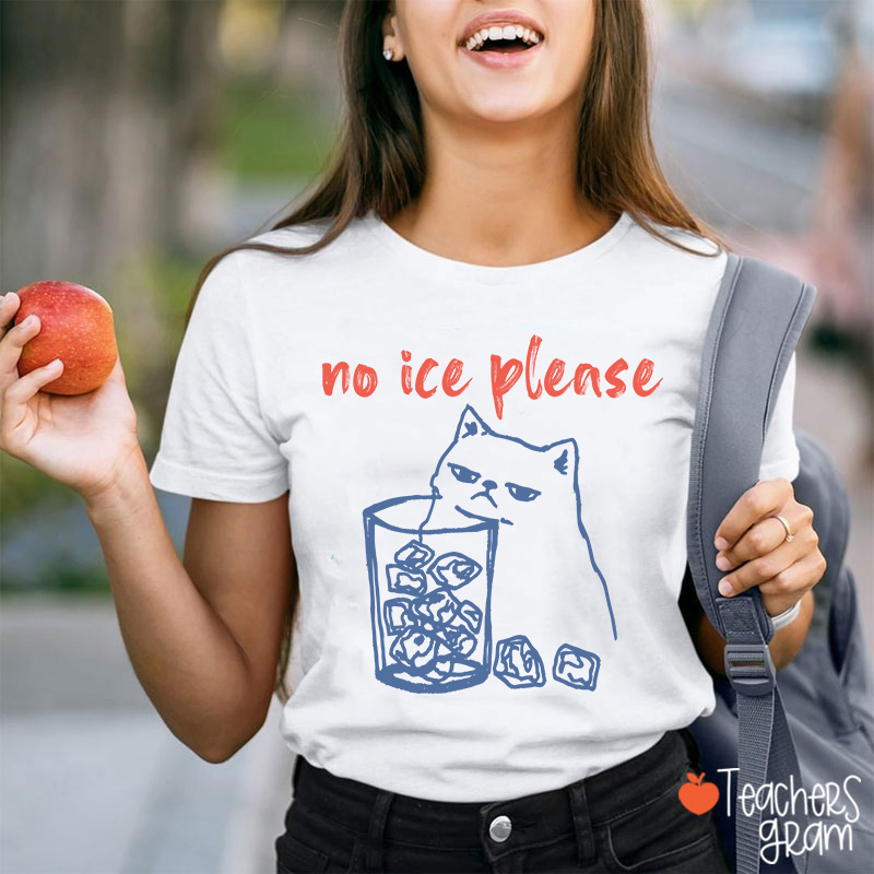 No Ice Please Teacher T-Shirt