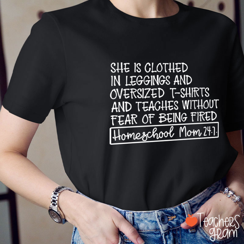 Homeschool Mom Life Teacher T-Shirt