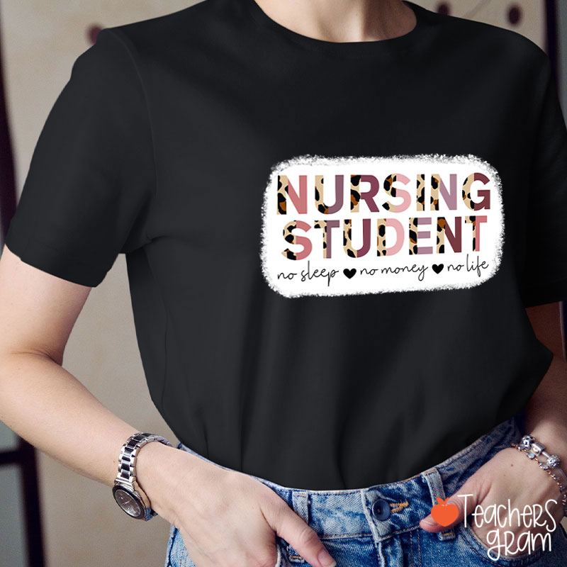 No Sleep No Student No Life T-Shirt