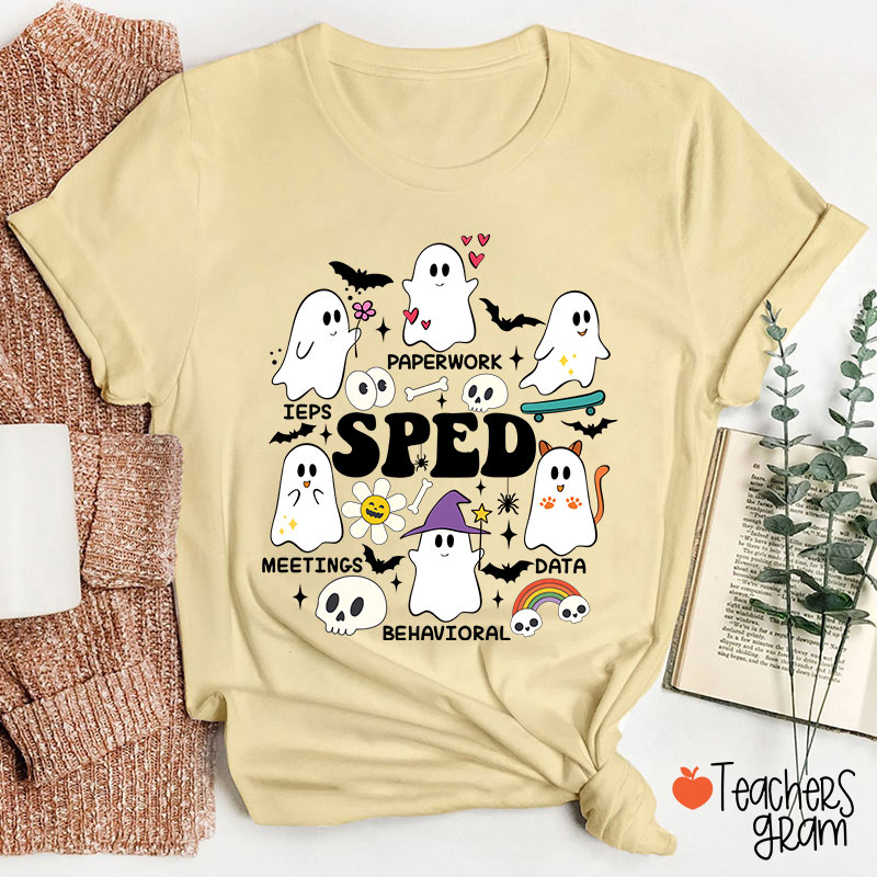 Special Education Halloween SPED Teacher T-Shirt