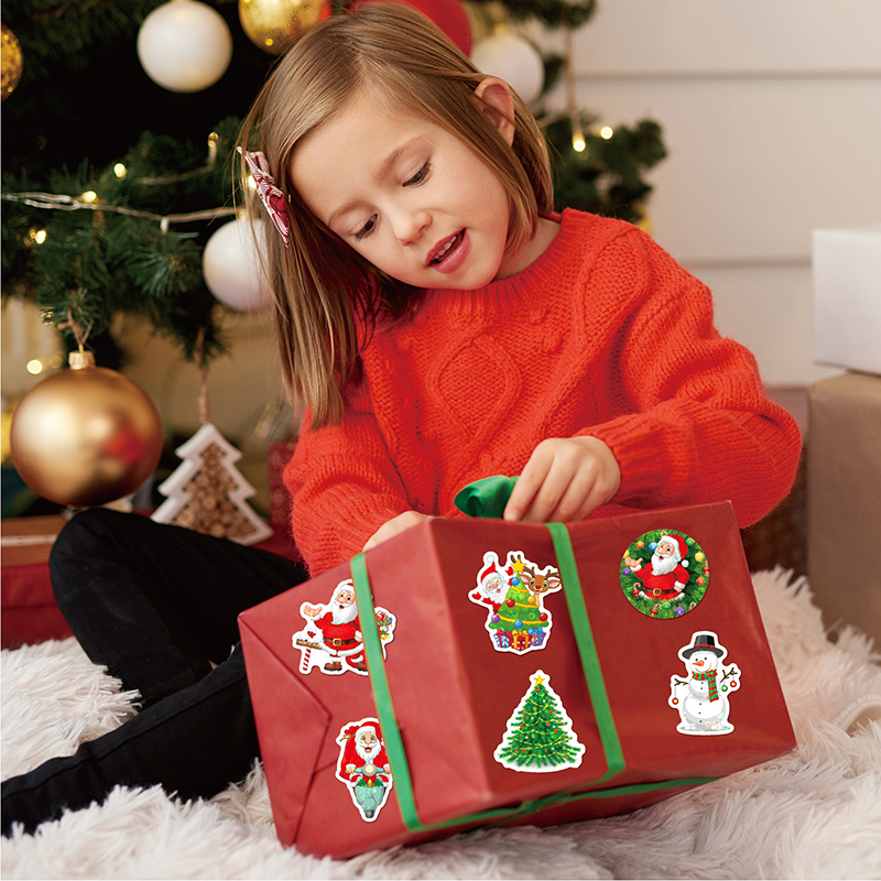 Waterproof Christmas 100 PCS Teacher Stickers Pack