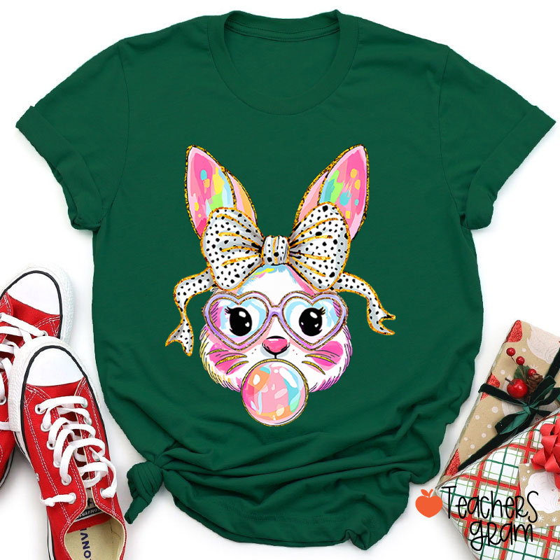 Cute Bunny Teacher T-Shirt