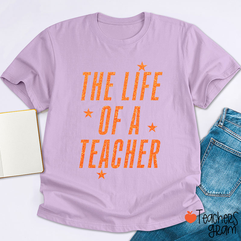 Personalized Comfort Colors The Life Of A Teacher T-Shirt