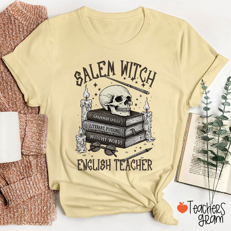 Salem Witch English Teacher Teacher T-Shirt