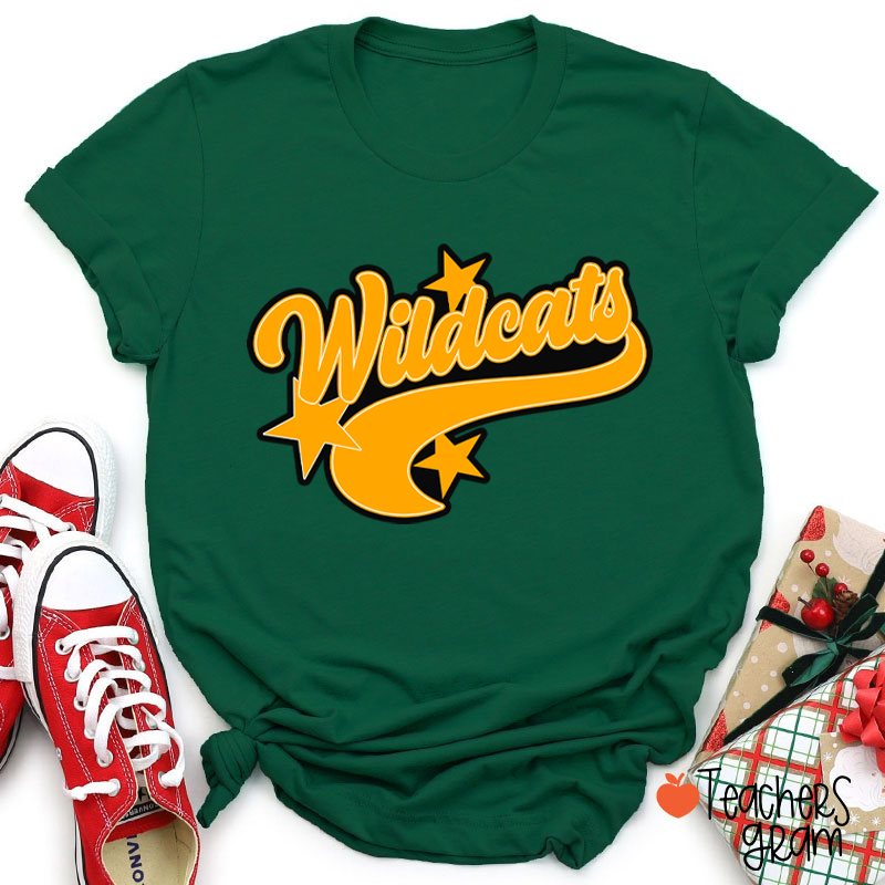 Personalized Mascot Star Team Teacher T-Shirt