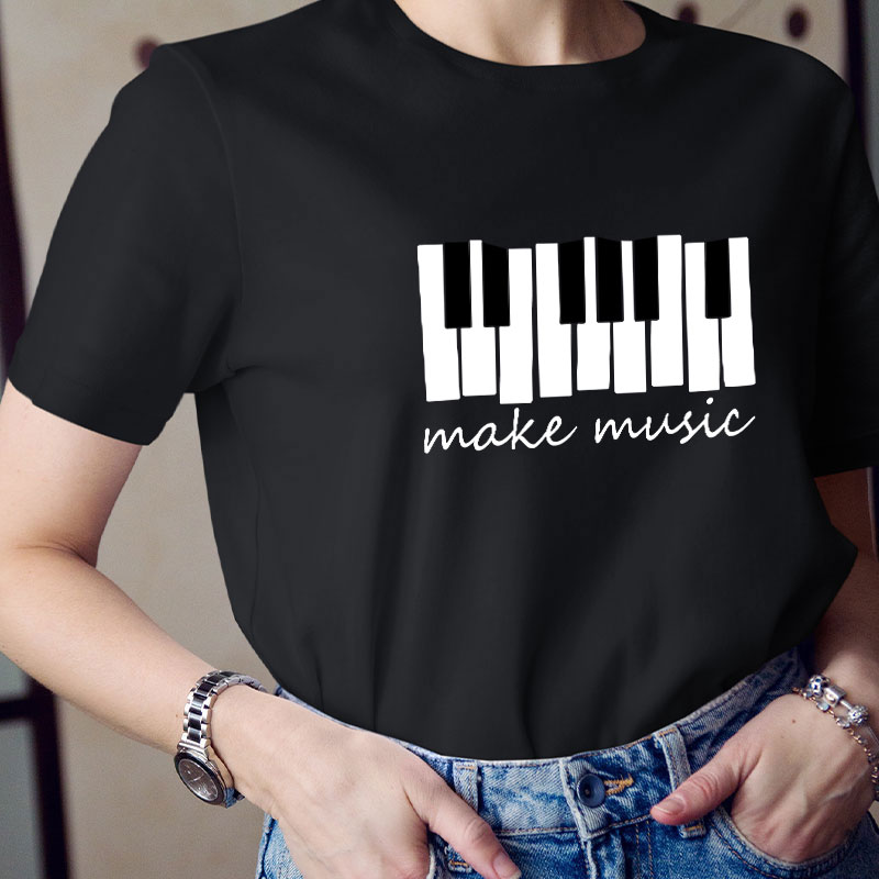 Piano Make Music Teacher T-Shirt