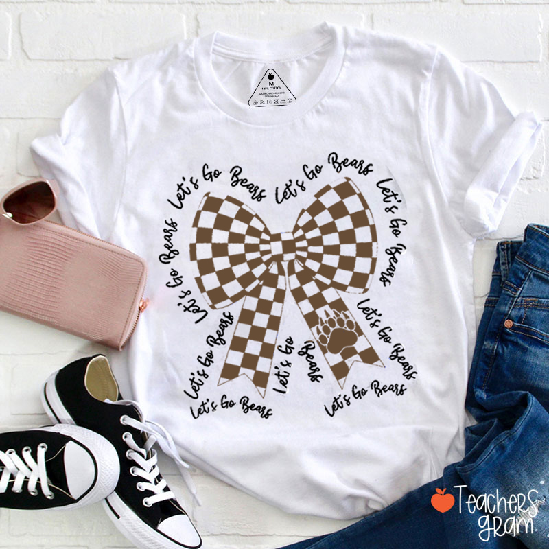 Personalized Let's Go Mascot Teacher T-Shirt