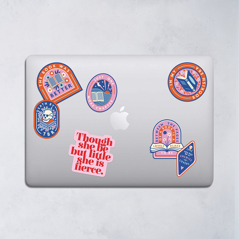 Though She Be But Little She Is Fierce Teacher Stickers