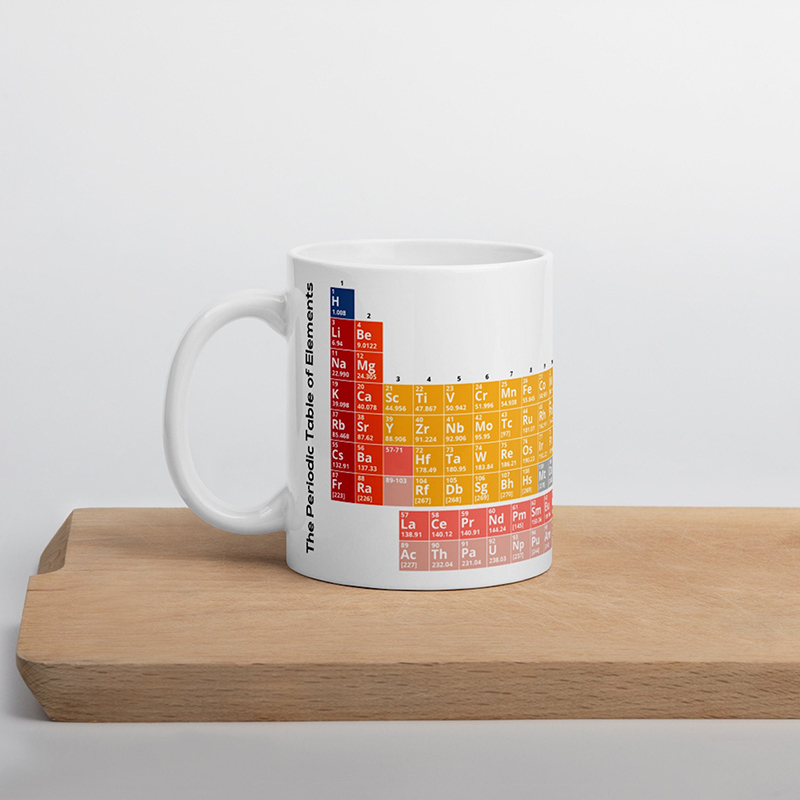 Periodic Table Of Elements Teacher Mug