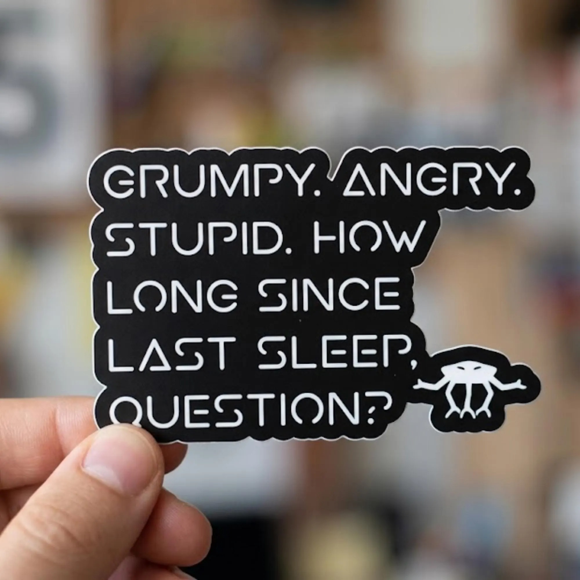Grumpy Angry Stupid Teacher Stickers