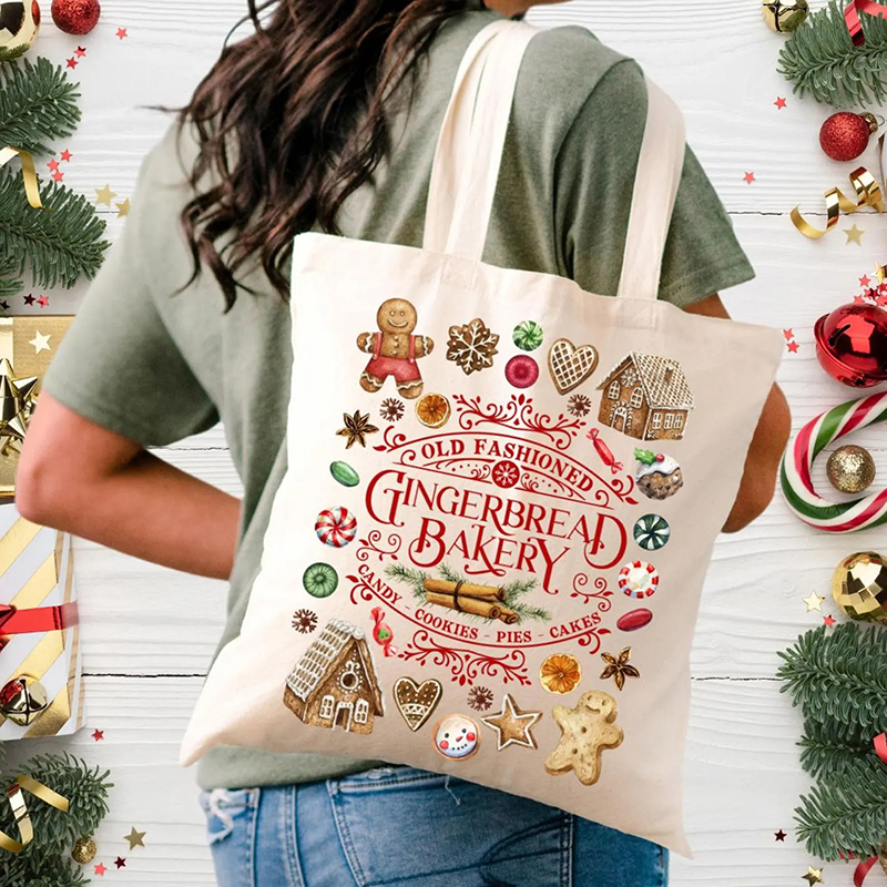 Old Fashioned Gingerbread Bakery Teacher Tote Bag