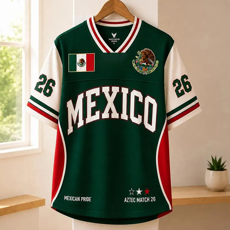 Personalized Name And Number Mexico Soccer Pride Teacher Mesh Jersey