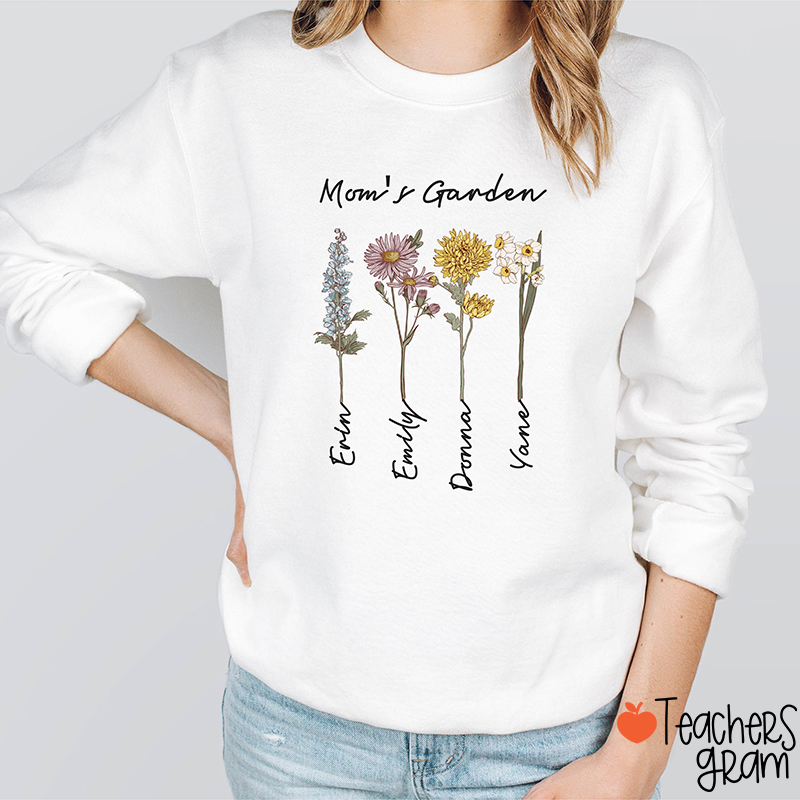 Personalized Grandma's Garden Teacher Sweatshirt