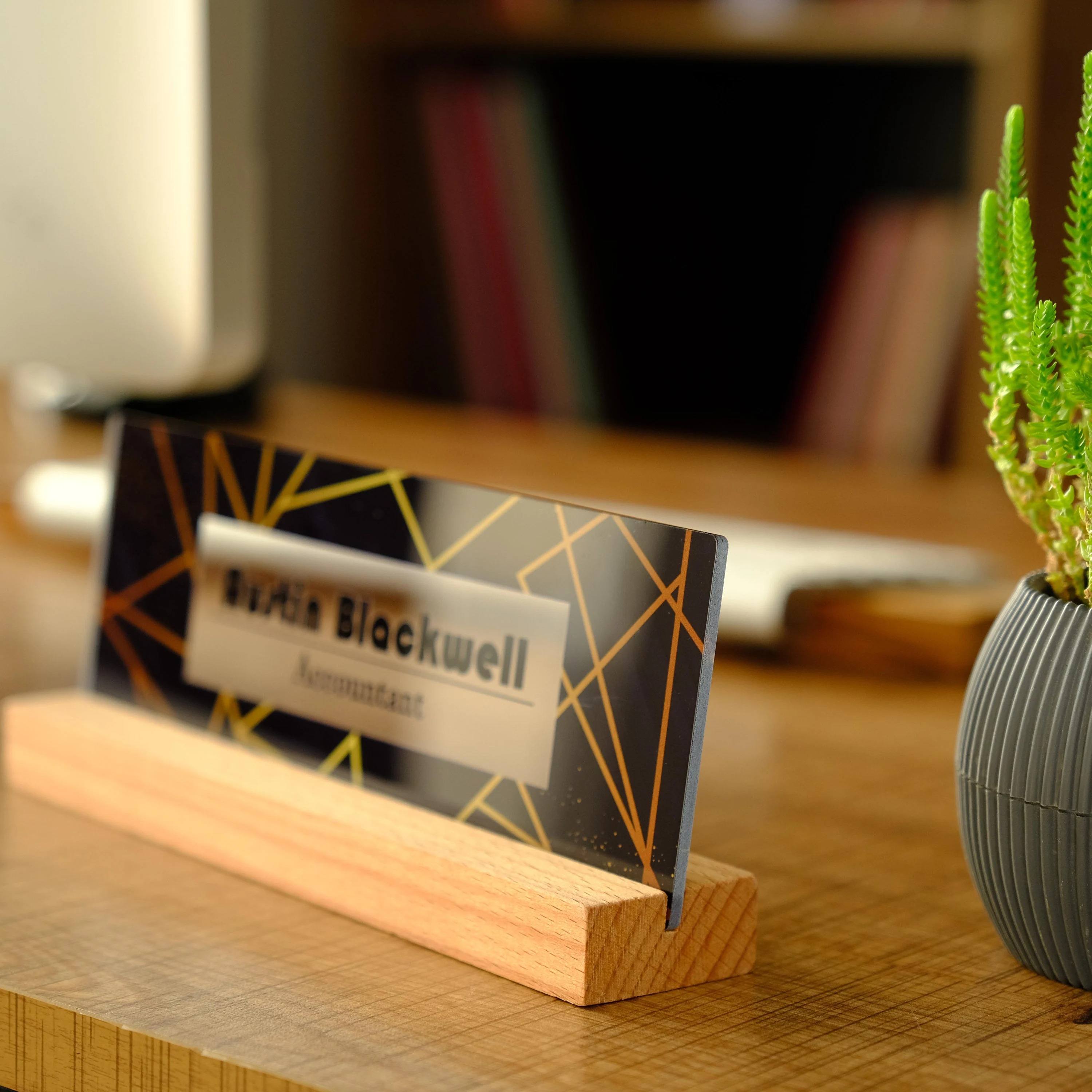 Personalized Acrylic Teacher Name Plate