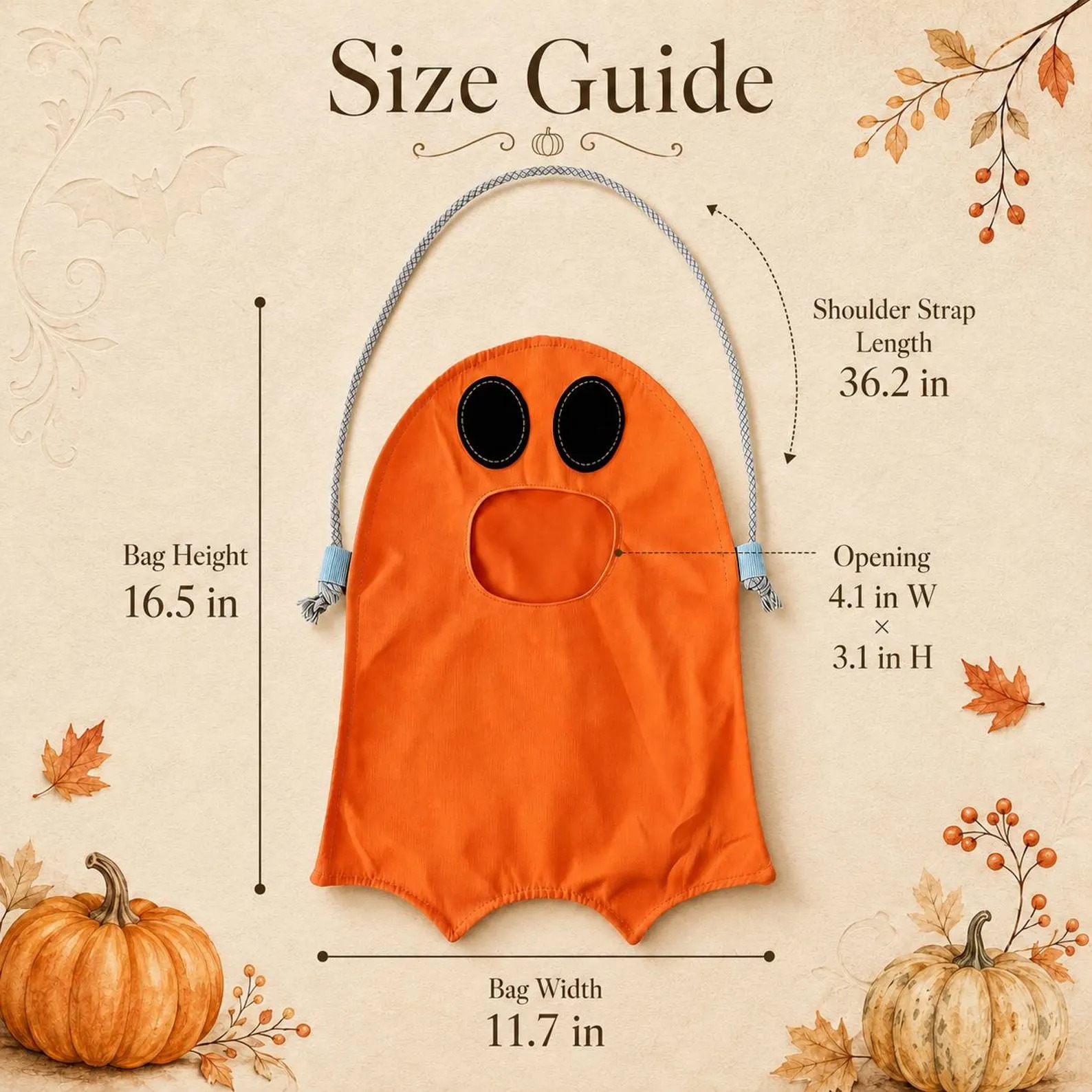 Personalized Ghost Halloween Candy Bag