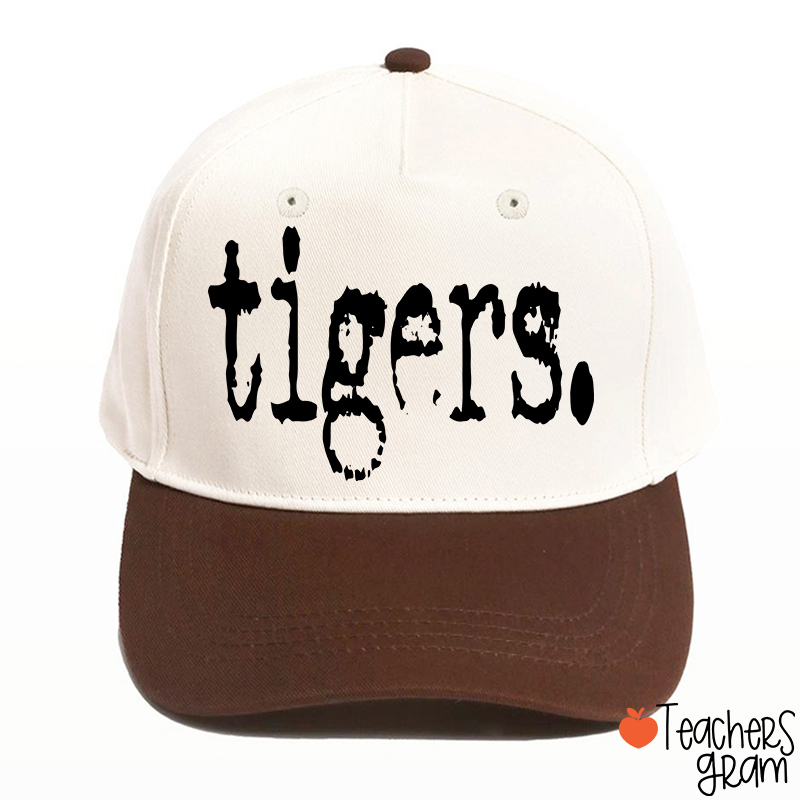 Personalized Mascot Printer Fonts Game Day Teacher Baseball Cap