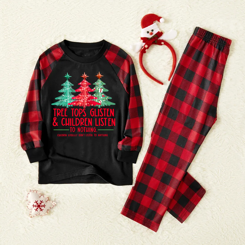 Tree Tops Glisten And Children Listen To Nothing Teacher Pajamas