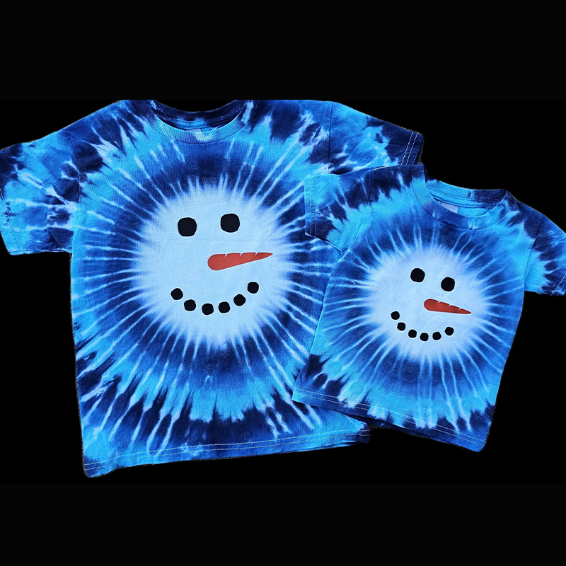 Snowman Tie Dye Class T-Shirt