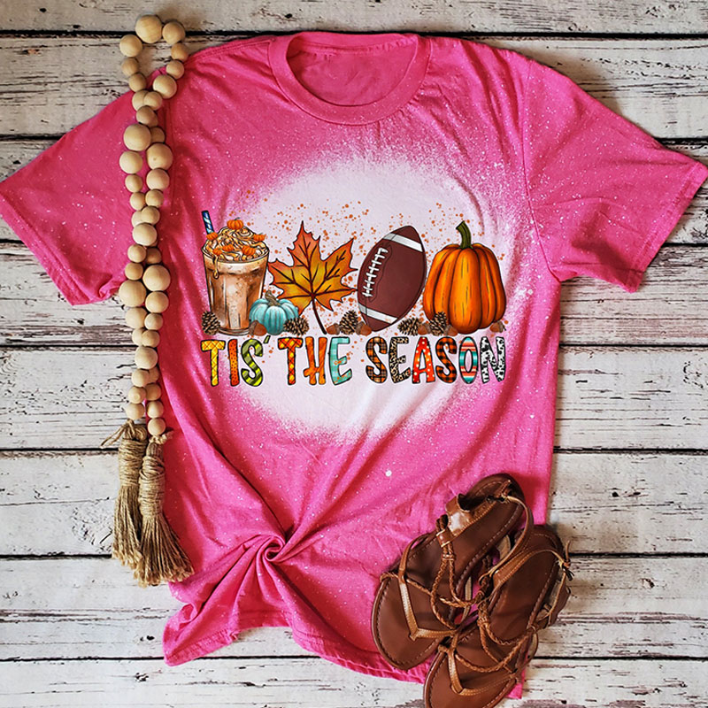 Tis The Season Teacher Printed T-Shirt