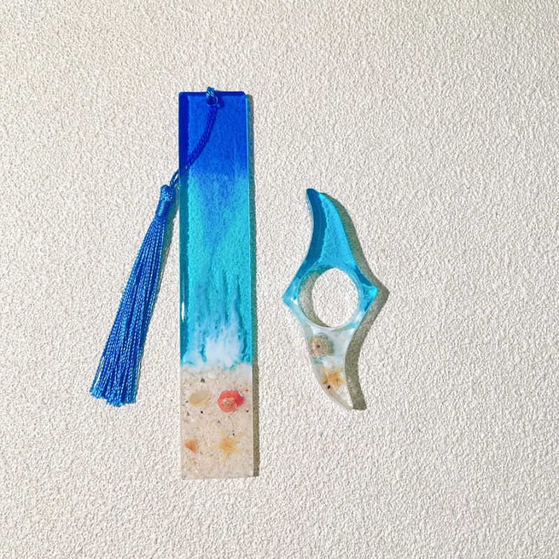 Ocean-themed Bookmark And Book Page Holder