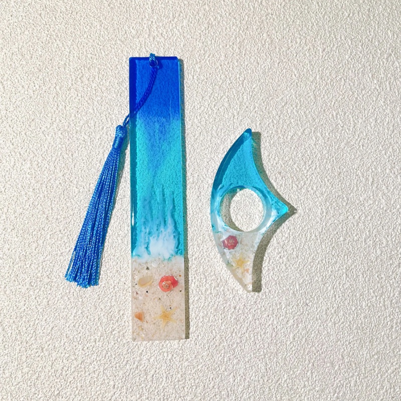 Ocean-themed Bookmark And Book Page Holder
