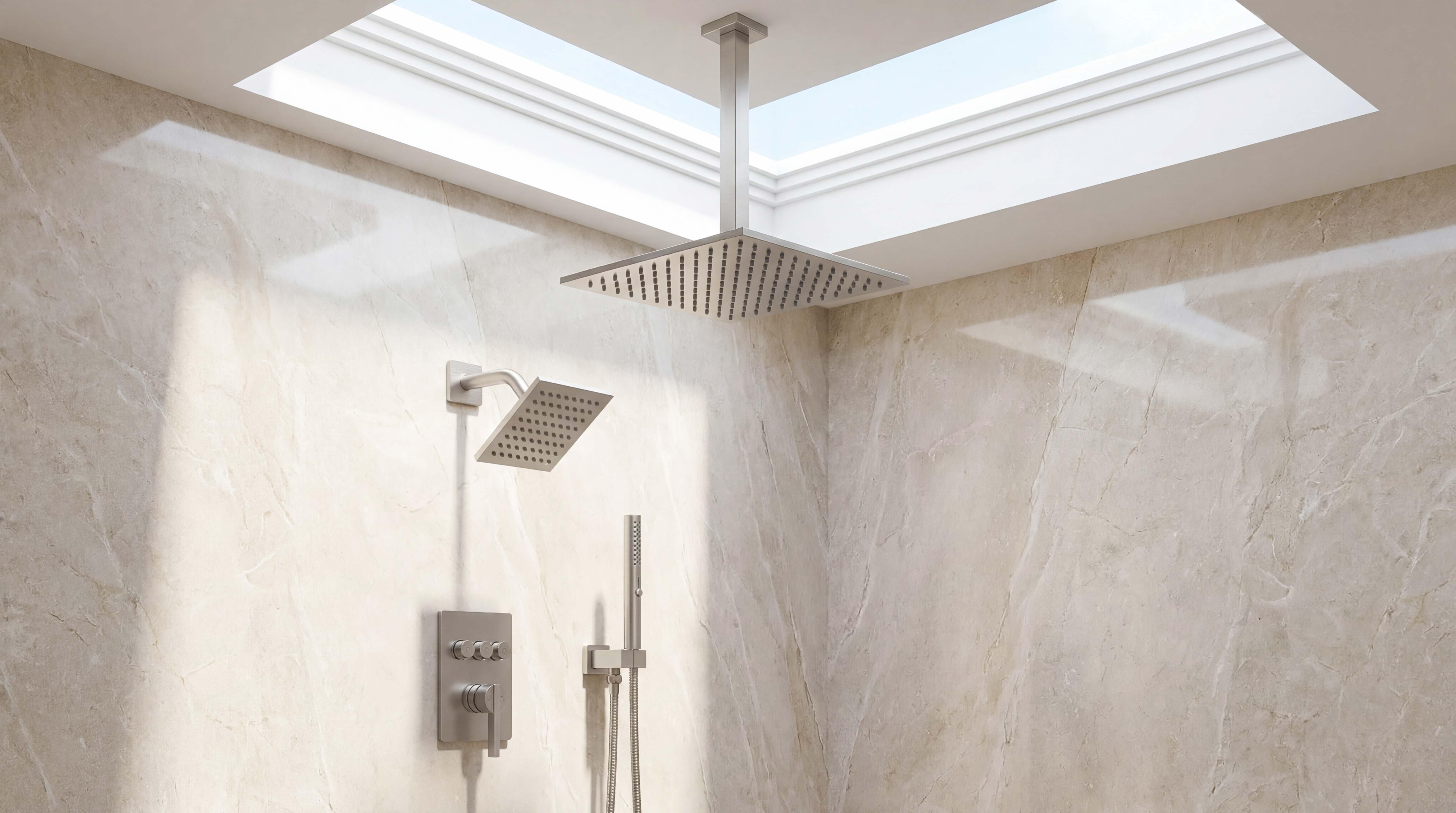 3-Function Push Diverter Shower Faucet, SF105