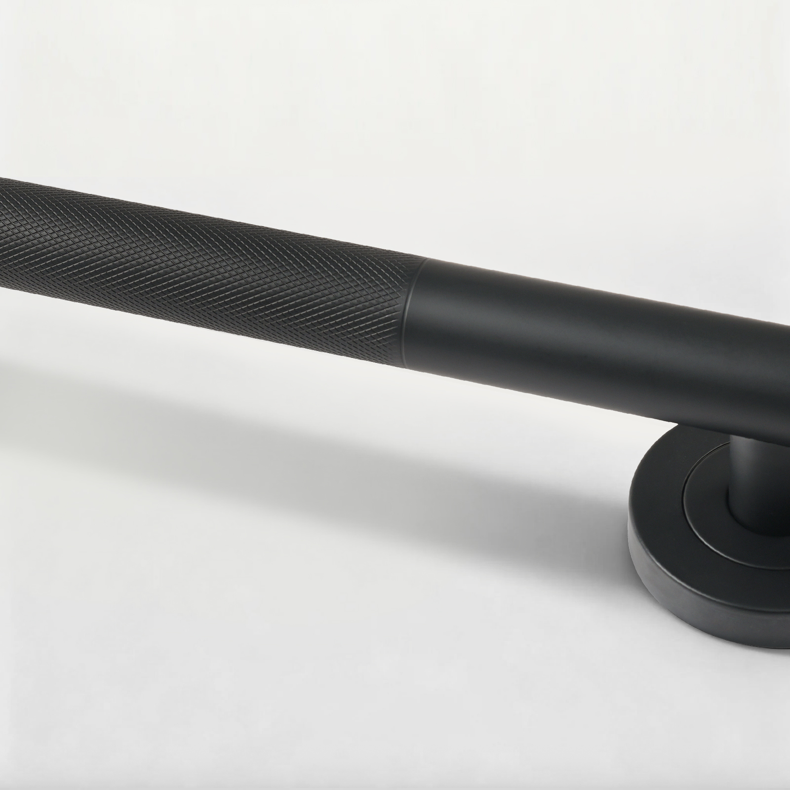 1 Pack 36" Anti-Slip Knurling Black Shower Grab Bars , SG009-K