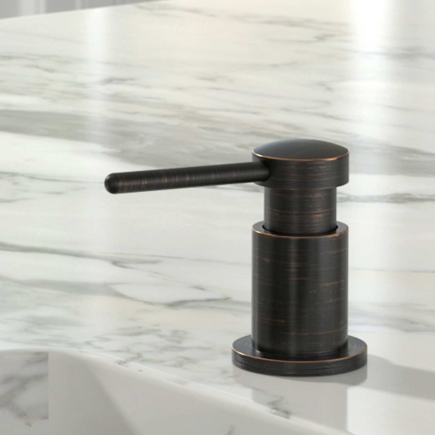 Soap Dispenser for Kitchen Sink, Oil Rubbed Bronze, 18 Oz. Lava Odoro