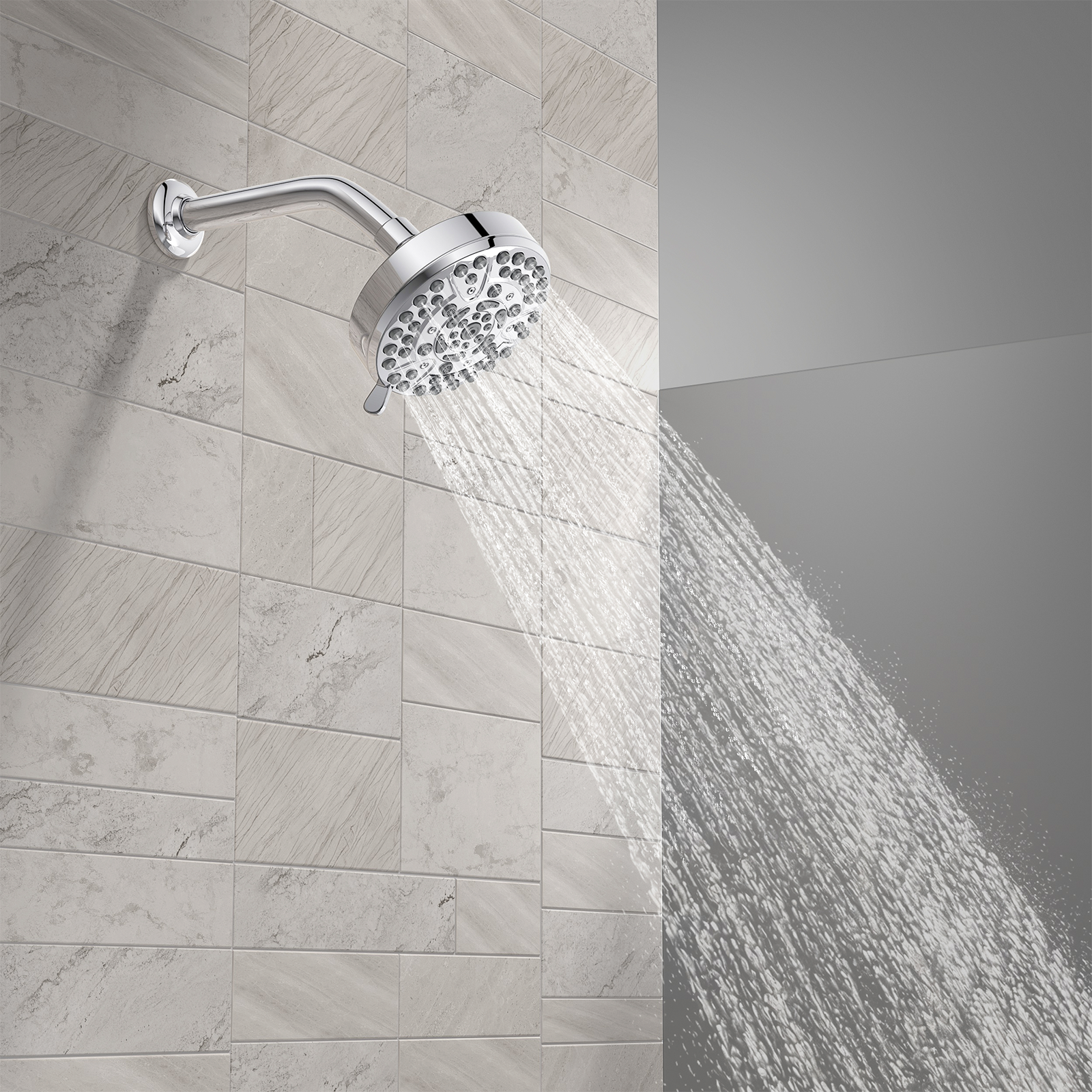 10-Setting Rain Shower Head with High Pressure Spray, SH803