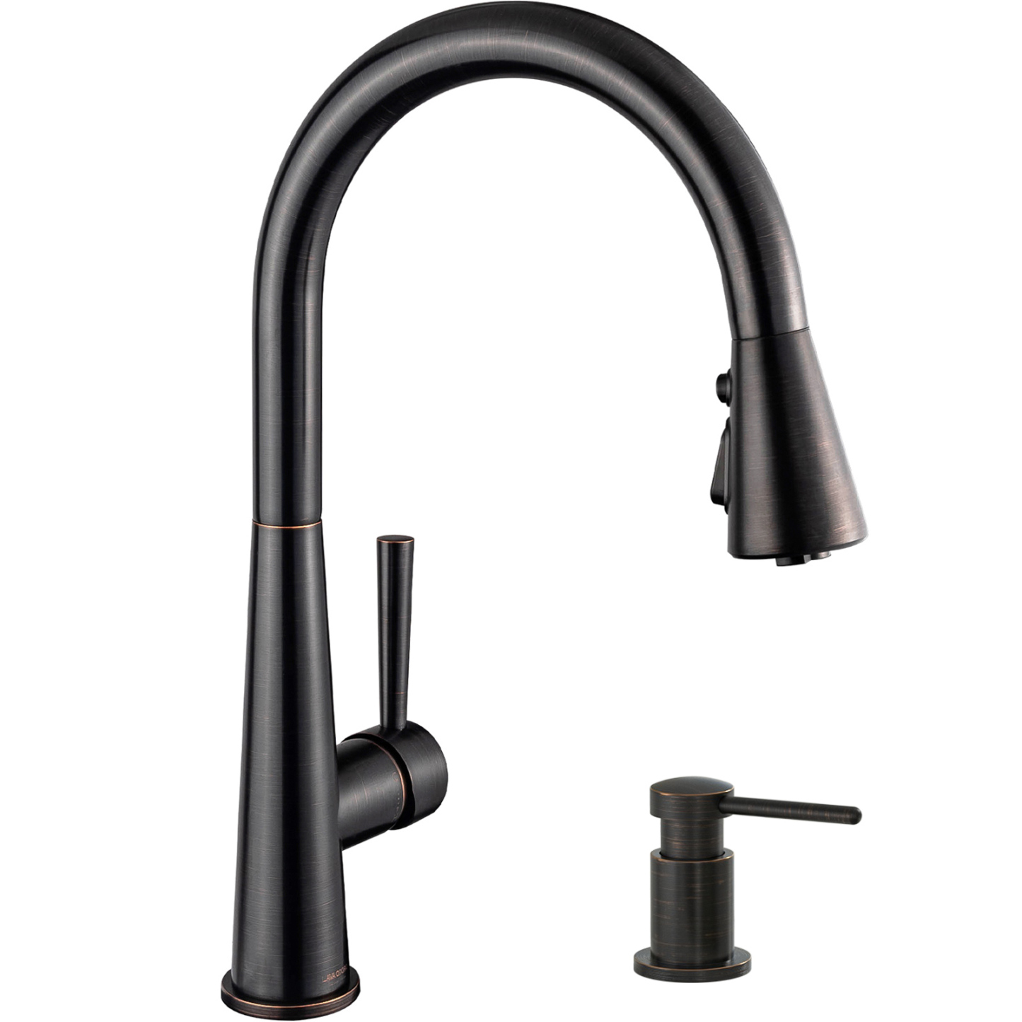 Kitchen Faucet with Soap Dispenser, Oil Rubbed Bronze, Lava Odoro