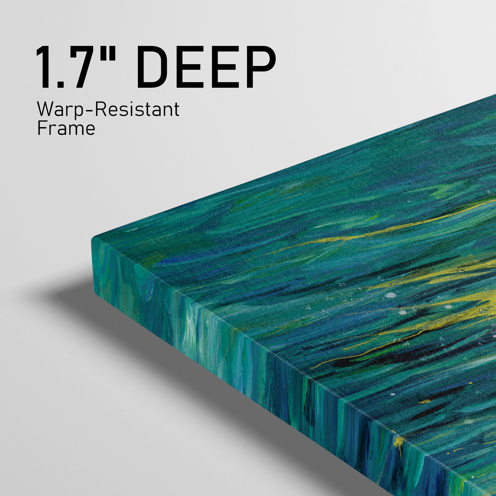 Peaceful Sea with Sunlight Abstract Wall Art On Canvas Print - Lava Odoro-LAVA ODORO