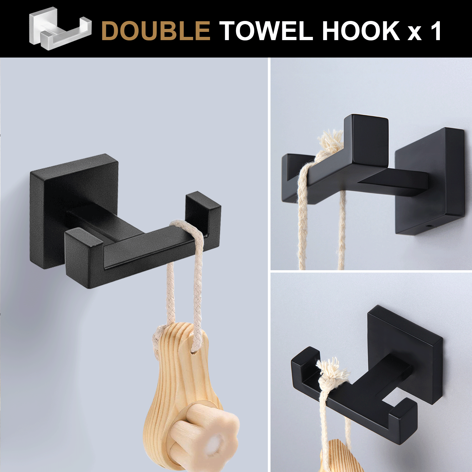 4-Piece Bathroom Hardware Set