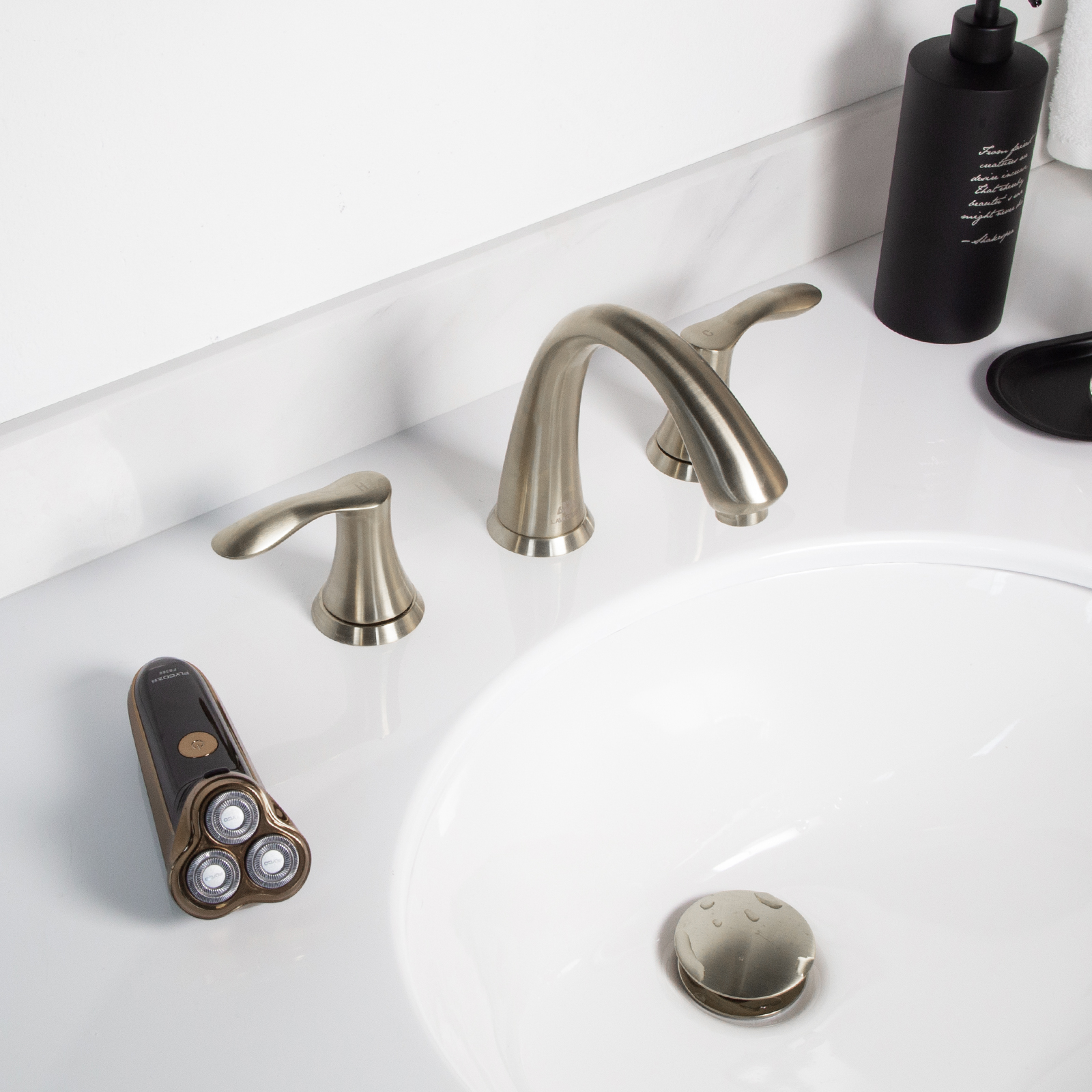 Bathroom Sink Drain With Overflow - Lava Odoro-LAVA ODORO