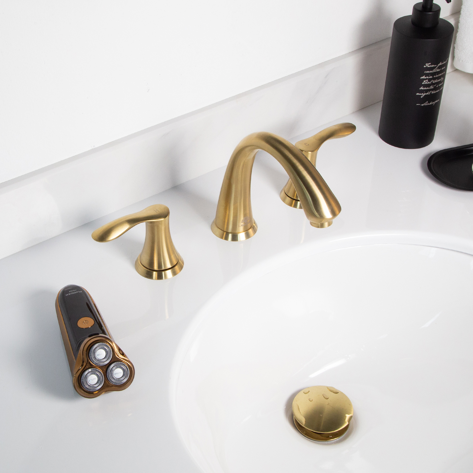 Bathroom Sink Drain With Overflow - Lava Odoro-LAVA ODORO