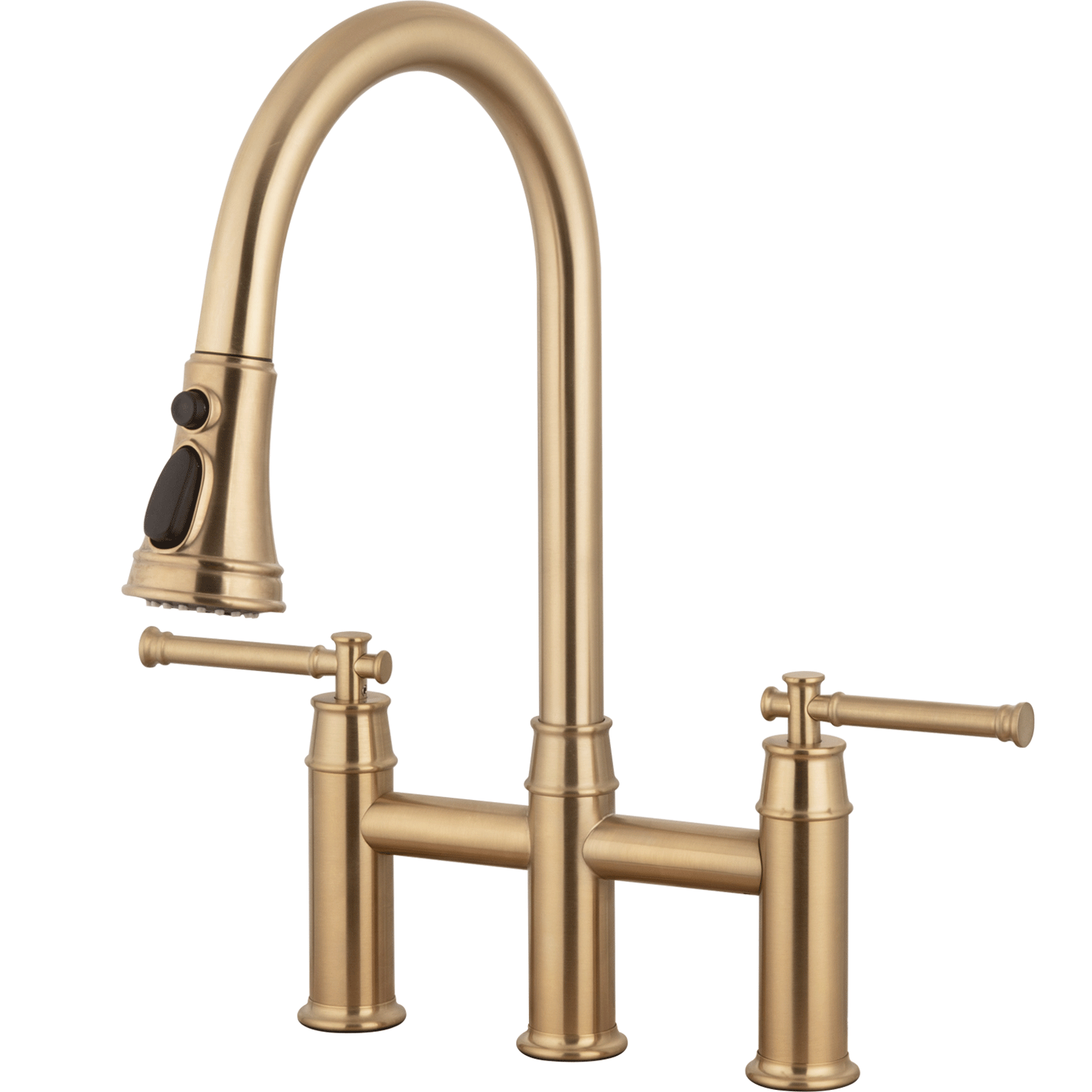 Bridge Kitchen Faucet With Pull Down Sprayer KF501 | Lava Odoro