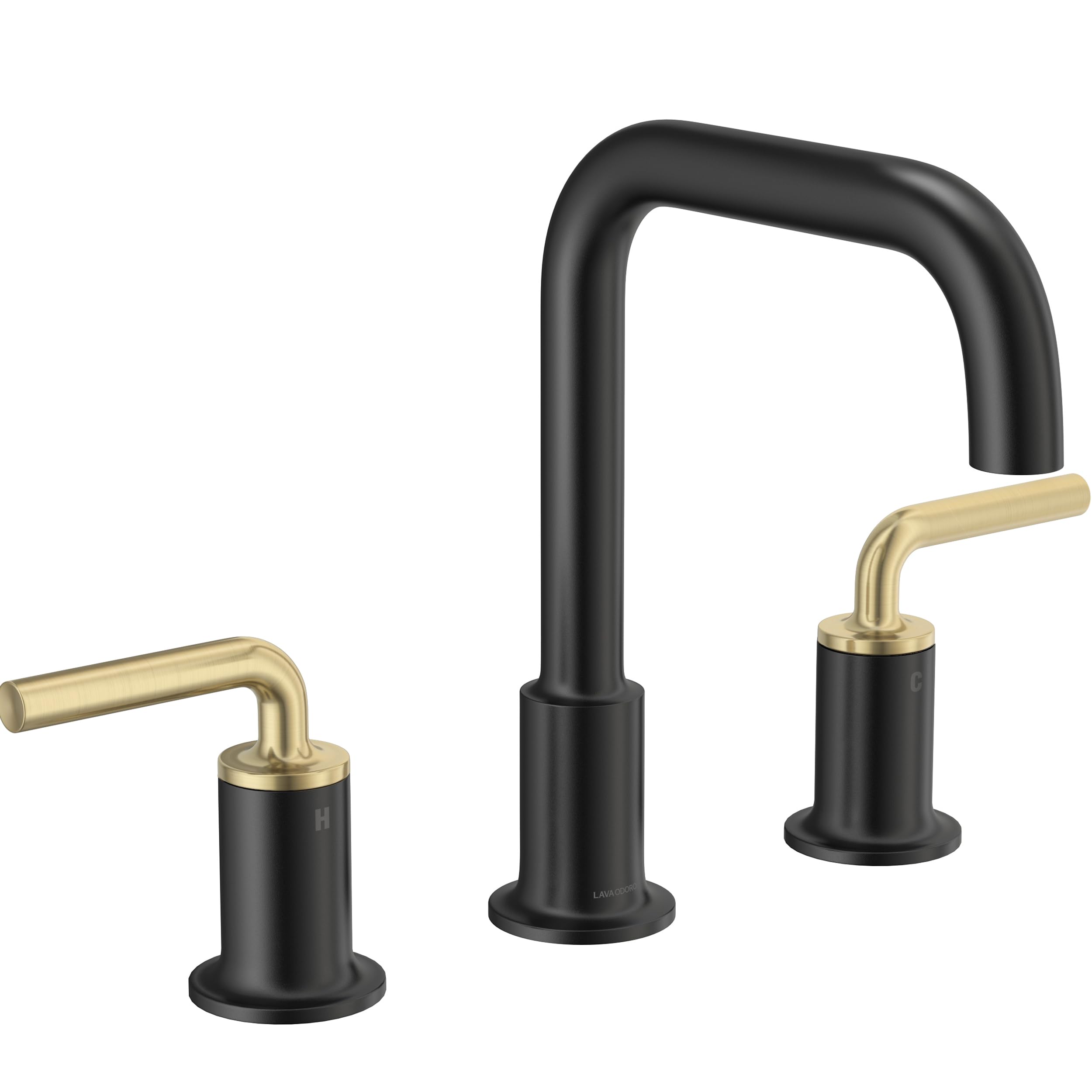 3 Hole Bathroom Faucet with Drain Assembly, BF503, Lava Odoro