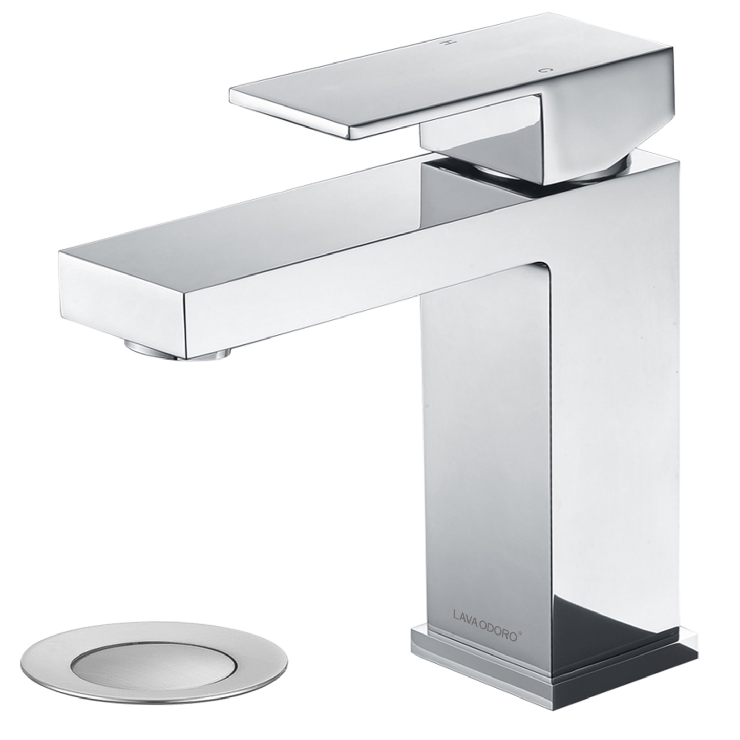 Single Handle Bathroom Faucet with Drain Assembly, BF307 - LAVA ODORO