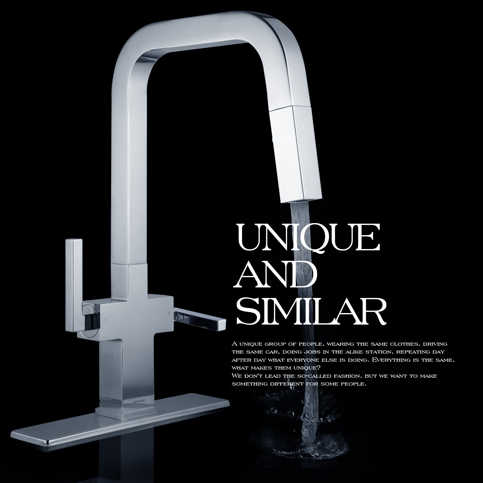 Kitchen Faucet with Pull Down Sprayer KF802 - Lava Odoro -LAVA ODORO