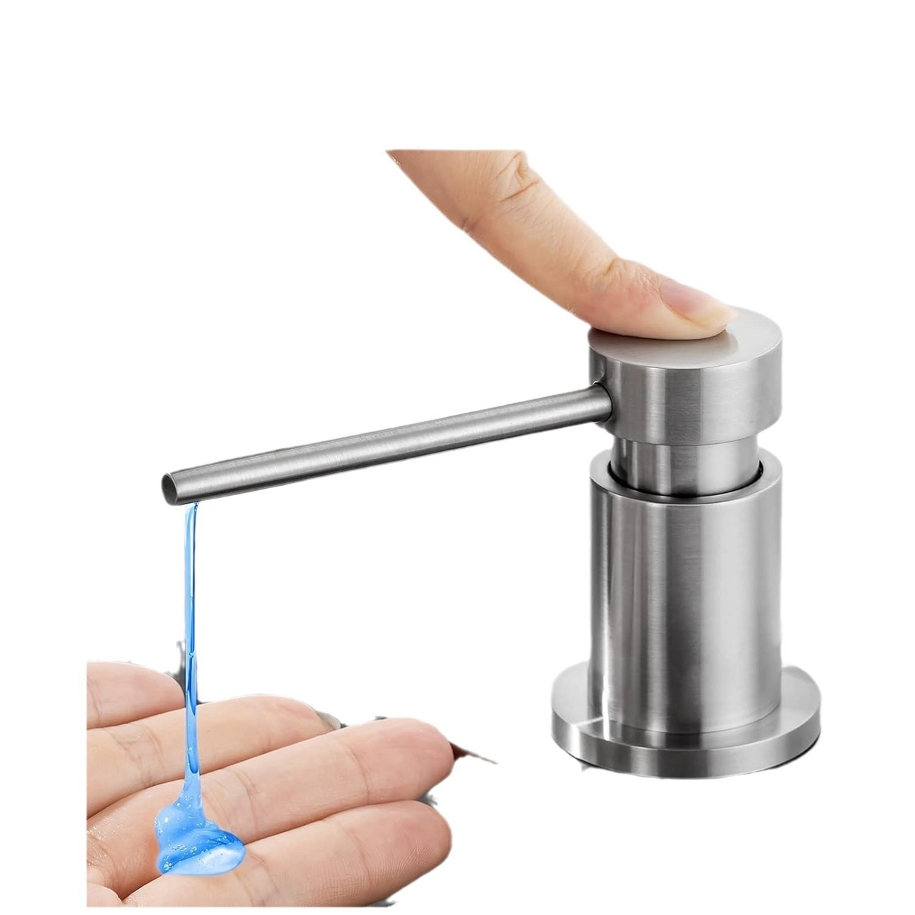 Brass Soap Dispenser for Kitchen Sink - Lava Odoro