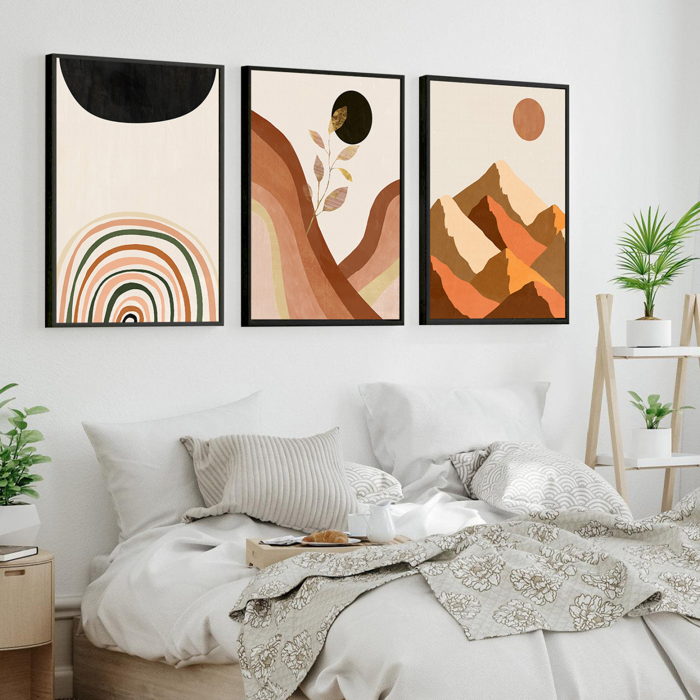 Boho Wall Art Framed On Canvas - Lava Odoro-LAVA ODORO