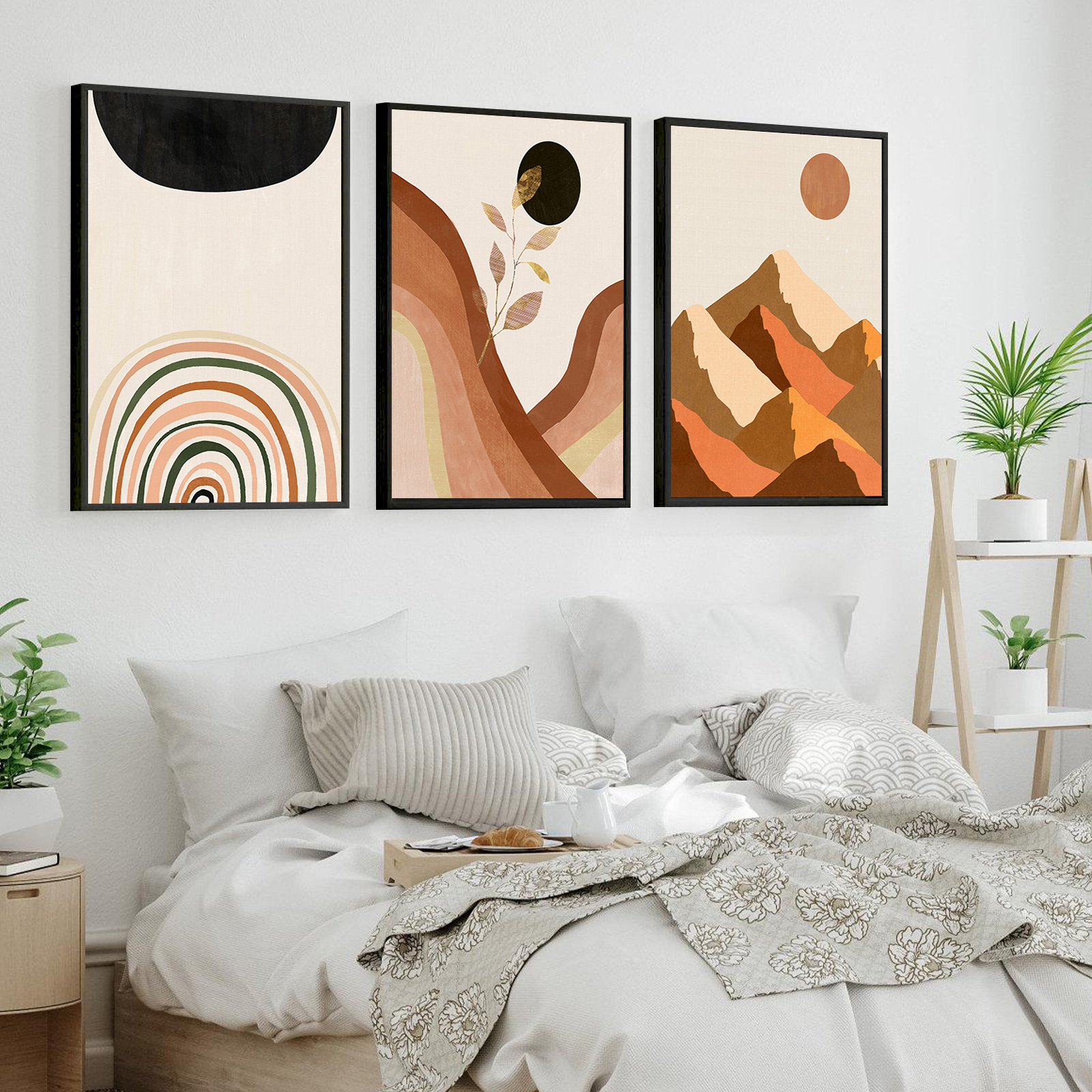 Boho Wall Art Framed On Canvas - Lava Odoro-LAVA ODORO
