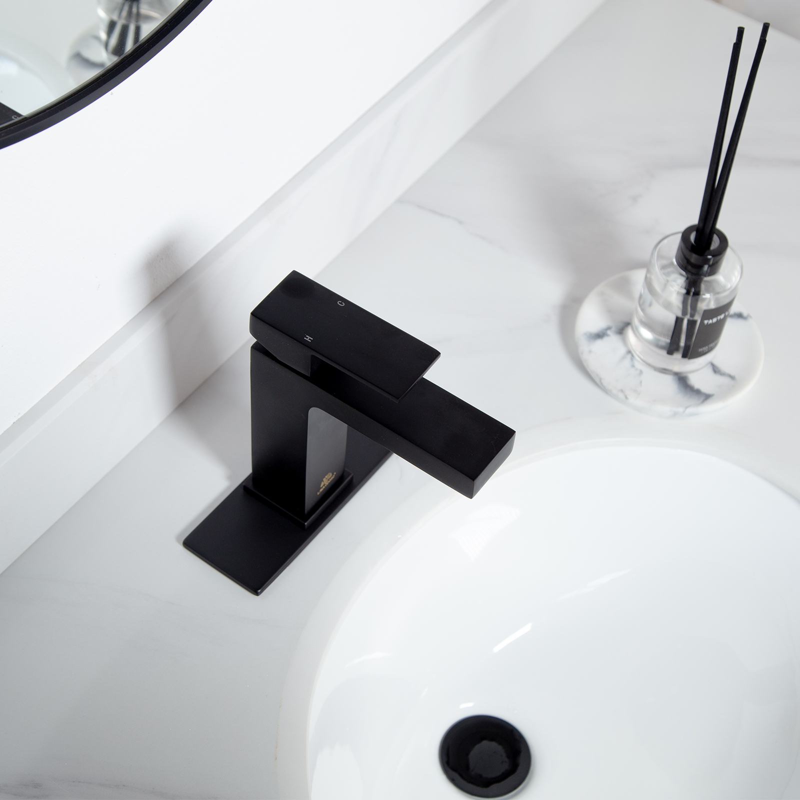 Bathroom Sink Drain with Overflow - Lava Odoro-LAVA ODORO