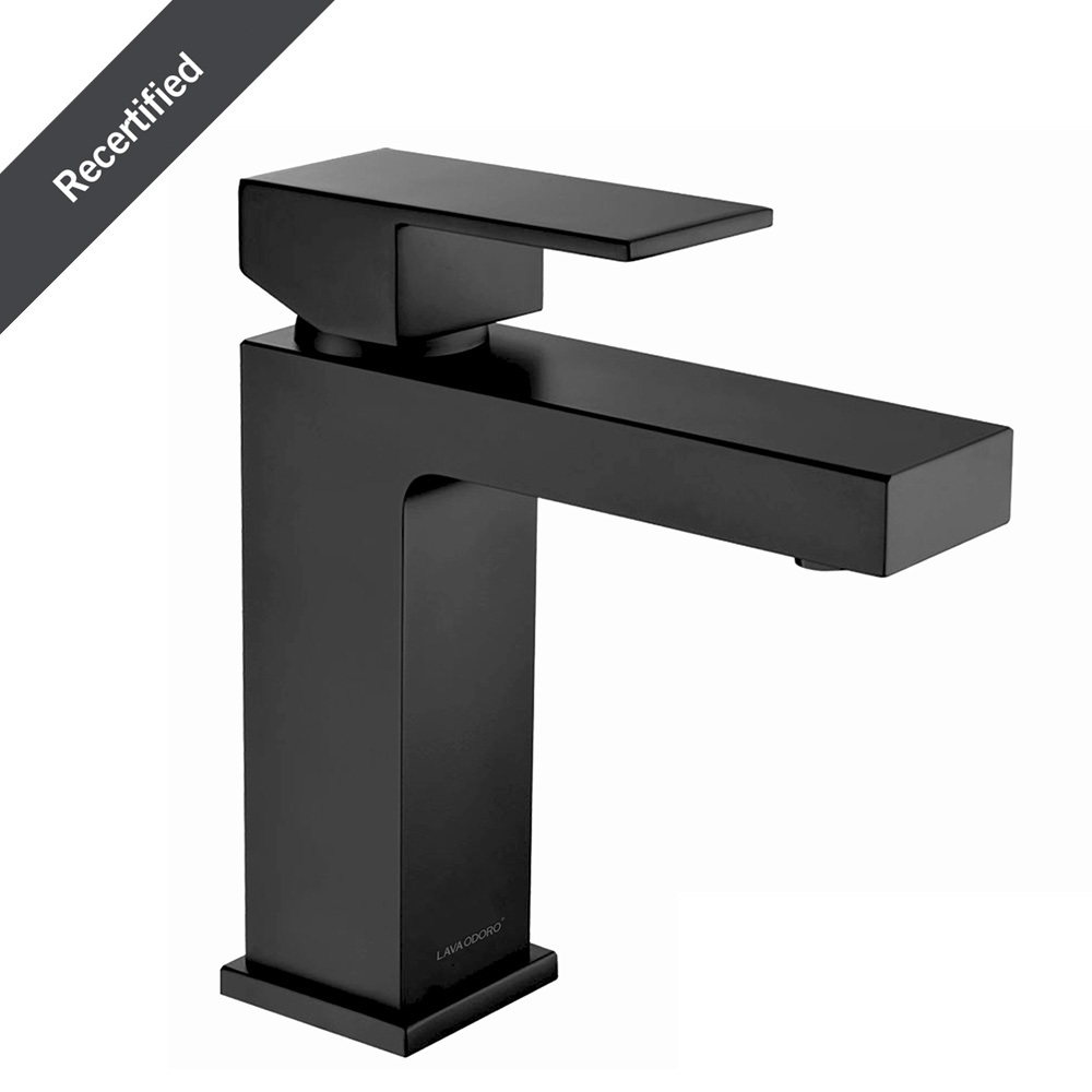 Single Handle Bathroom Faucet with Drain Assembly, BF307 - LAVA ODORO