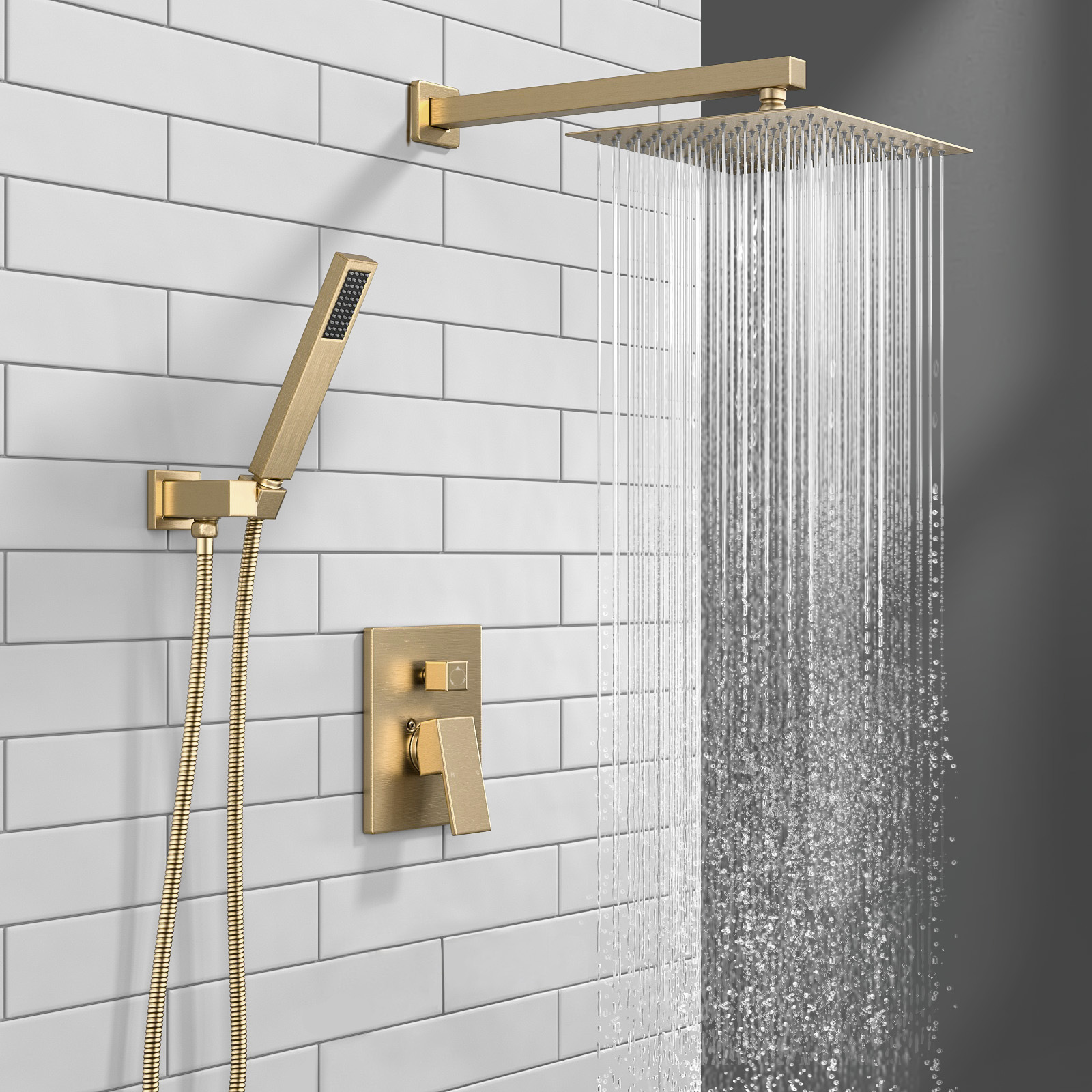 2-Setting Rainfall Shower Faucet Set, SF103