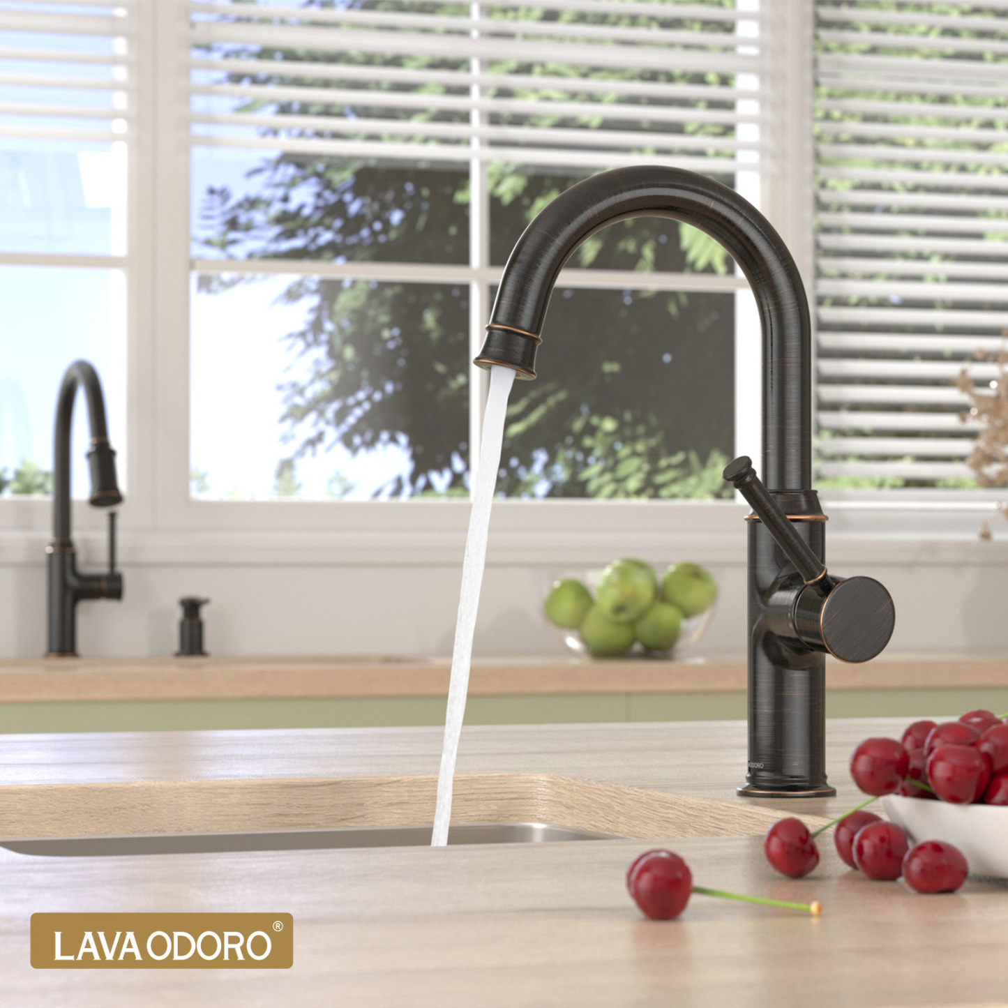 Kitchen Bar Faucet, Oil Rubbed Bronze, KBF201, Lava Odoro