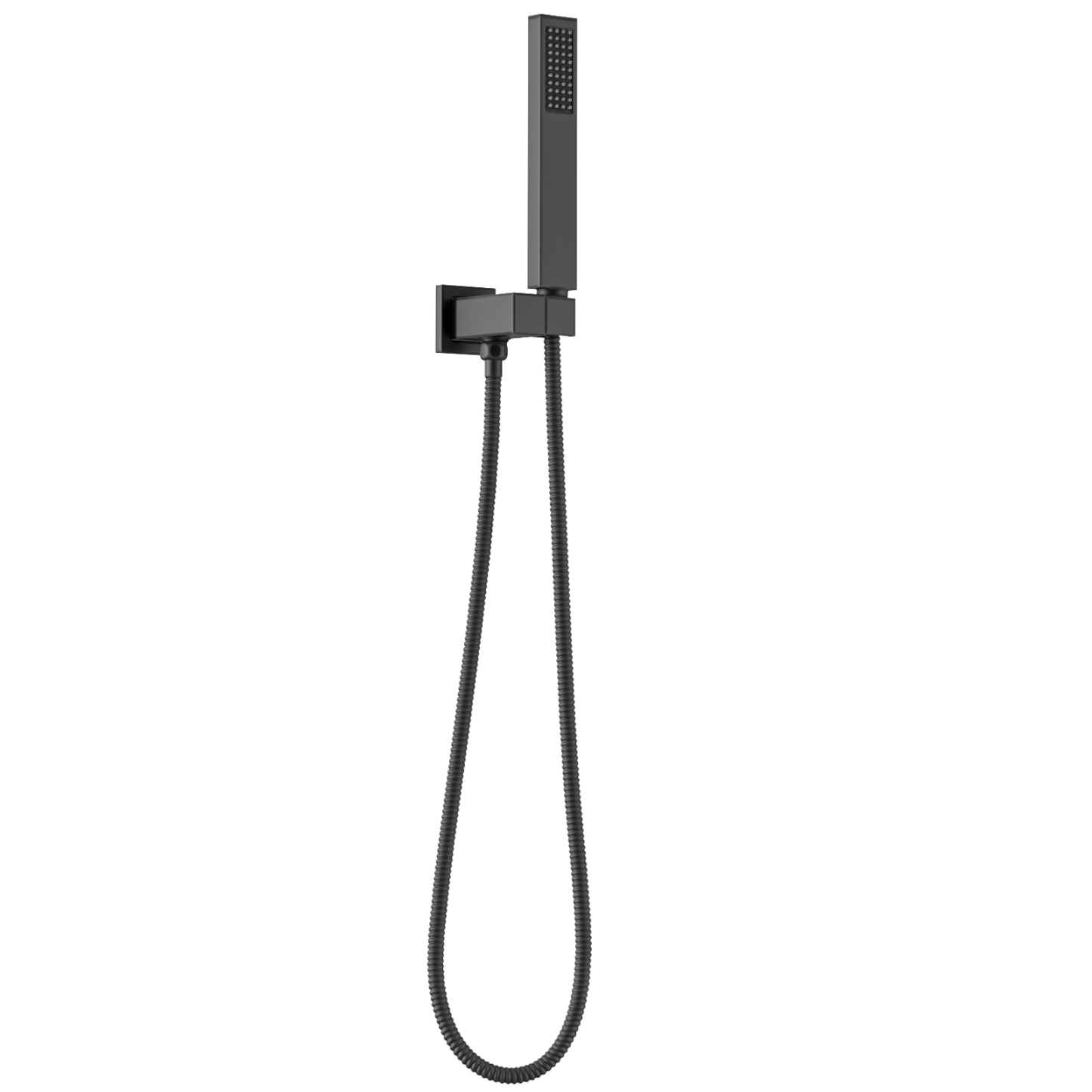 Matte Black Handheld Shower Head, Solid Brass, HSH001-MB - Lava Odoro