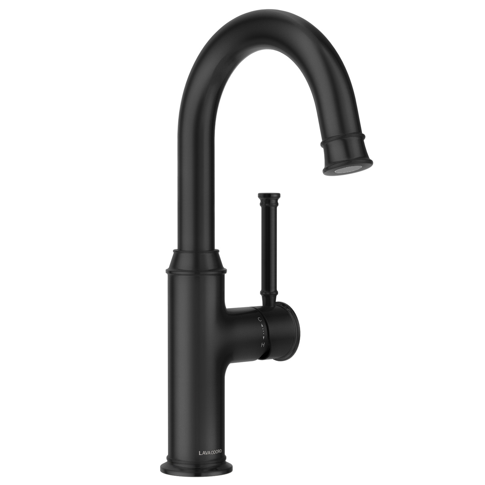 Kitchen Bar Faucet, Matte Black, KBF201, Lava Odoro