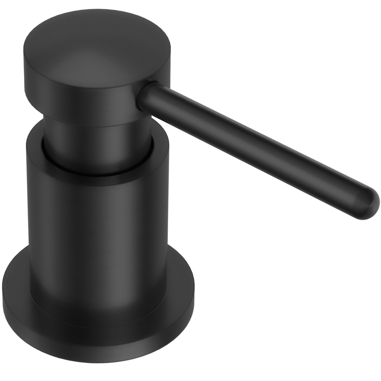 Soap Dispenser for Kitchen Sink, Matte Black, 18 Oz. - Lava Odoro