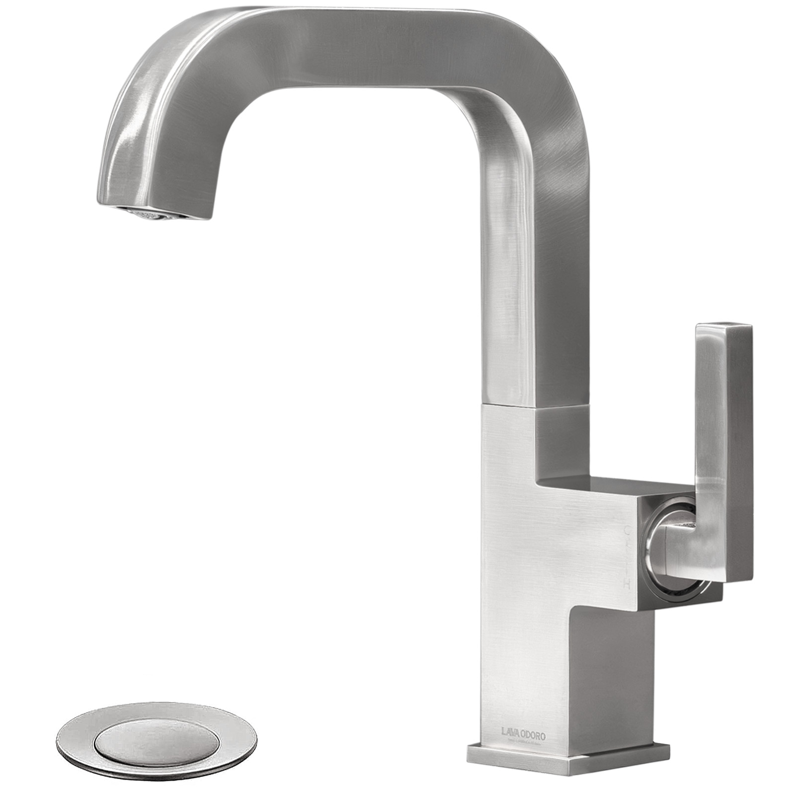 Brass Single Handle Bathroom Faucet with 360° Swivel Spout BF204 - Lava Odoro-LAVA ODORO